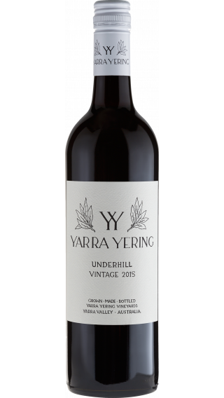 Bottle of Yarra Yering Underhill Shiraz 2015 wine 750 ml