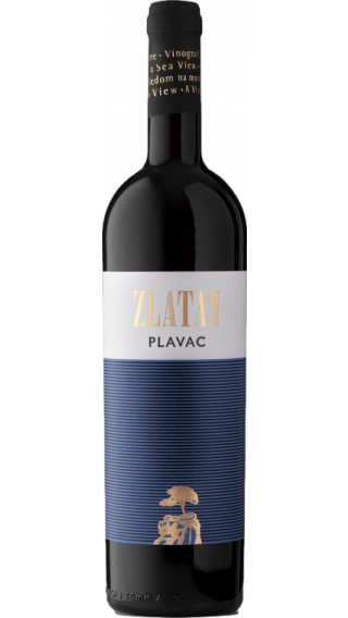 Bottle of Zlatan Otok Plavac Sibenik 2018 wine 750 ml